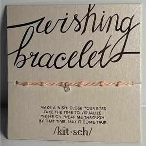 NEW Francesca's Blush Wishing Bracelet
